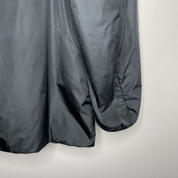 PRADA Mens Gray Full-Zip Nylon Jacket Sz 48 Medium M Wool Collar LOGO - Picture 8 of 15